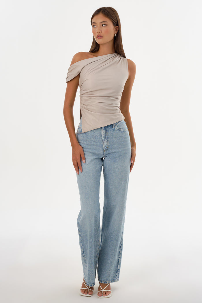 Lamarque SANNE | Haut Drapé En Cuir