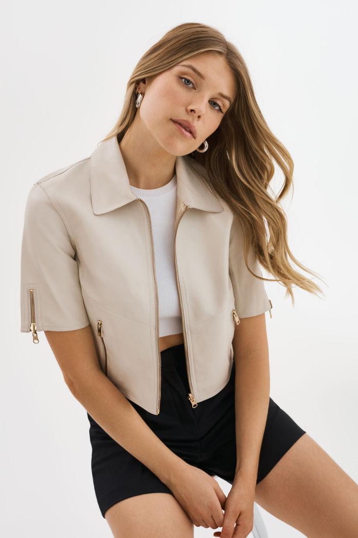 Lamarque SEVANA | Veste en cuir réversible