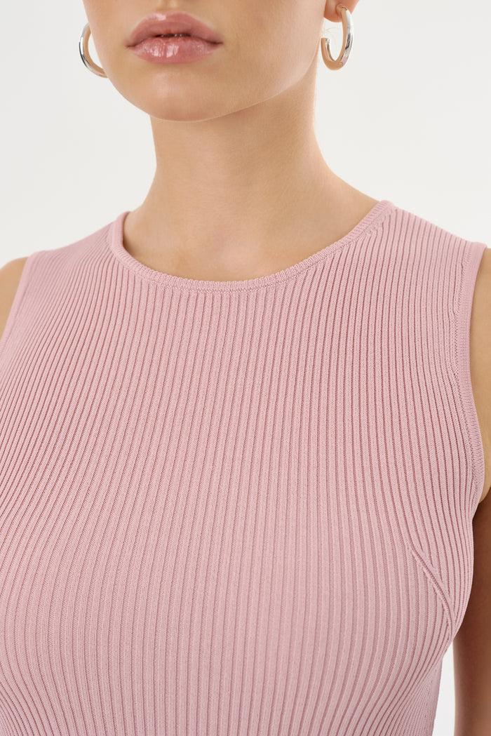 Lamarque SHAY | Mini-robe En Maille Côtelée