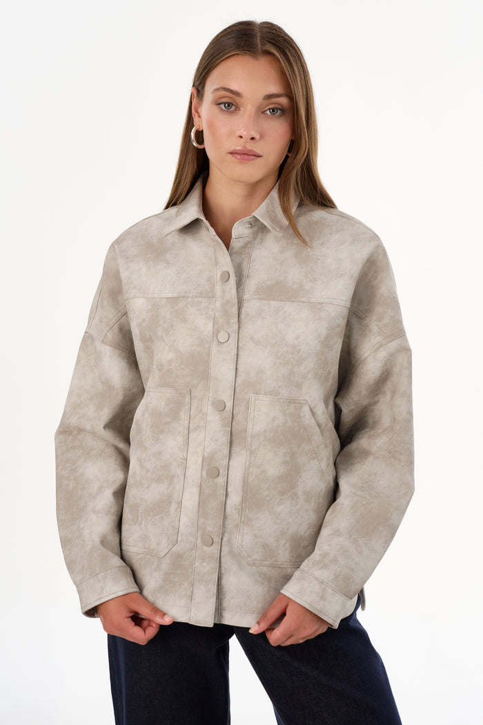 Lamarque SIDONIE | Veste Oversize En Similicuir
