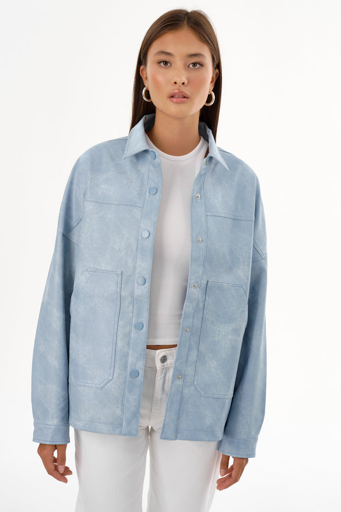 Lamarque SIDONIE | Veste Oversize En Similicuir