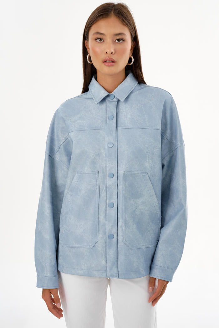 Lamarque SIDONIE | Veste Oversize En Similicuir