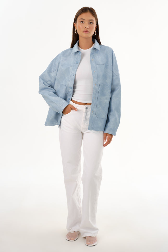 Lamarque SIDONIE | Veste oversize en similicuir