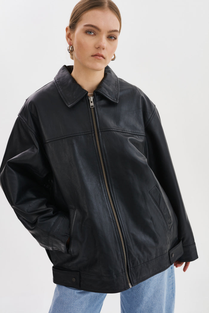 Lamarque THEIA | Manteau Aviateur En Cuir