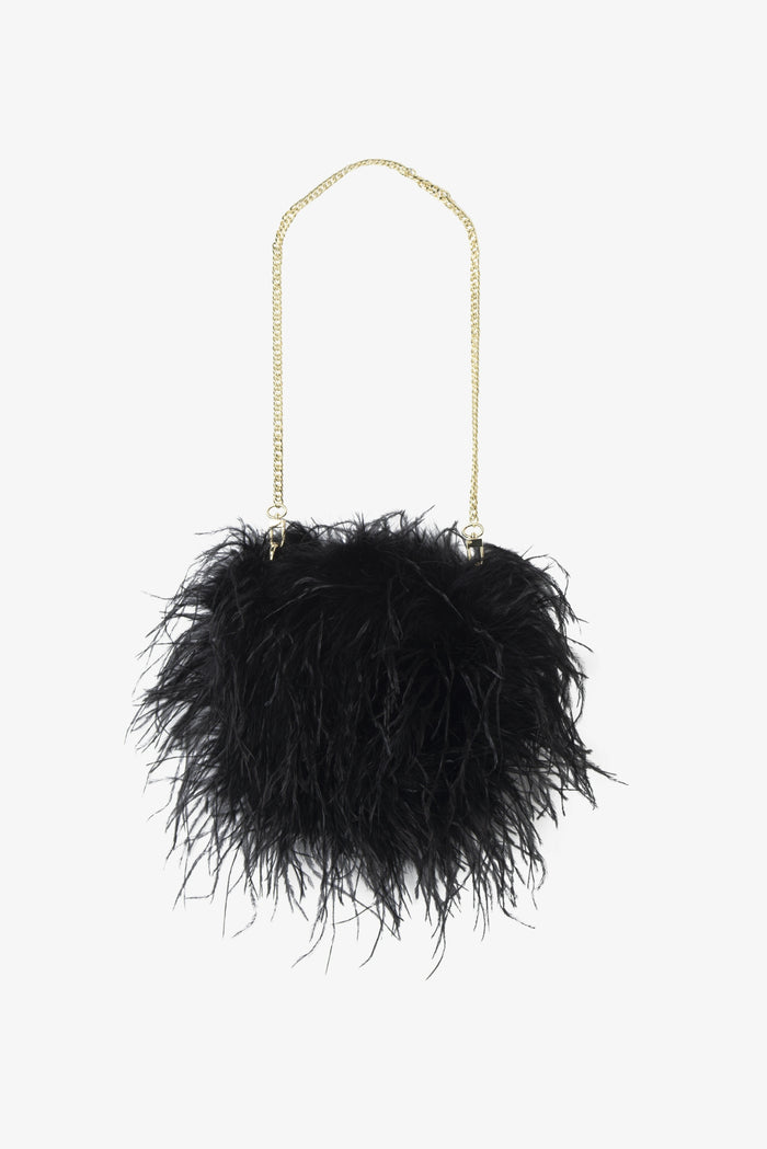 Lamarque TIARI | Pochette en plumes