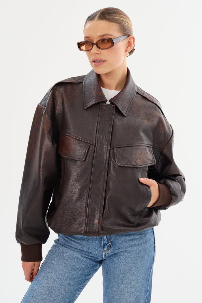 Lamarque TREVANNA | Blouson Bomber En Cuir