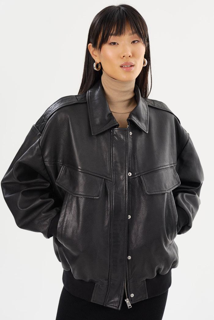 Lamarque TREVANNA | Blouson bomber en cuir