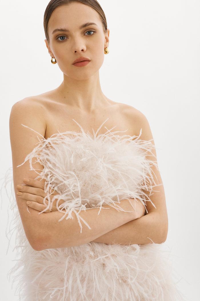 Lamarque TRIANA | Robe à Plumes