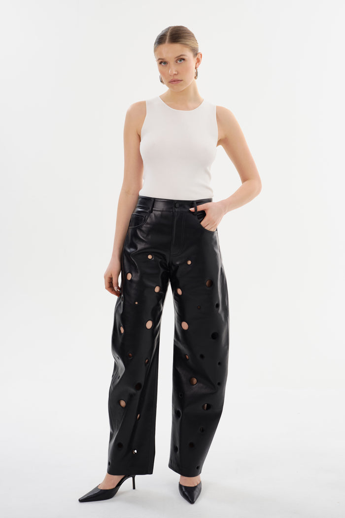 Lamarque VENTANA | Pantalon en cuir recyclé