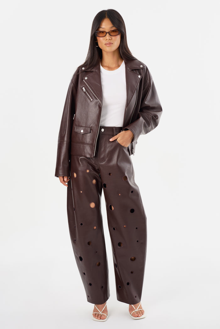 Lamarque VENTANA | Pantalon en cuir recyclé