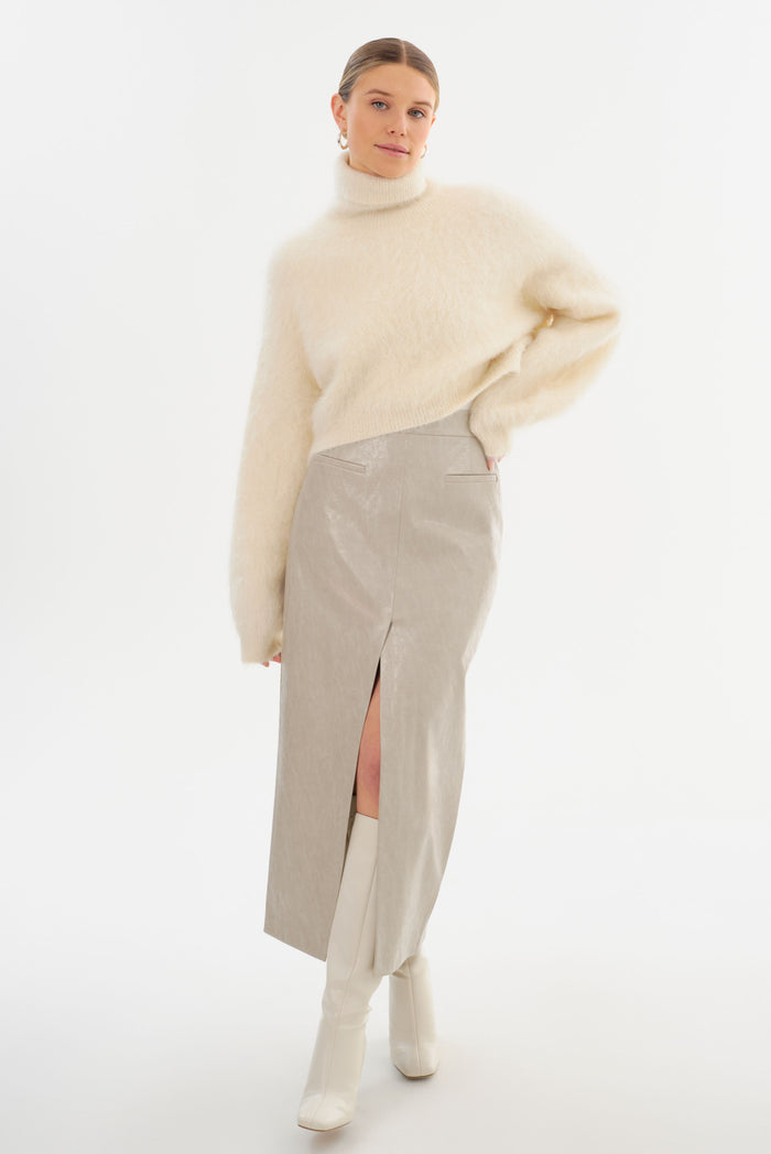 Lamarque YVETTE | Jupe longue en faux cuir