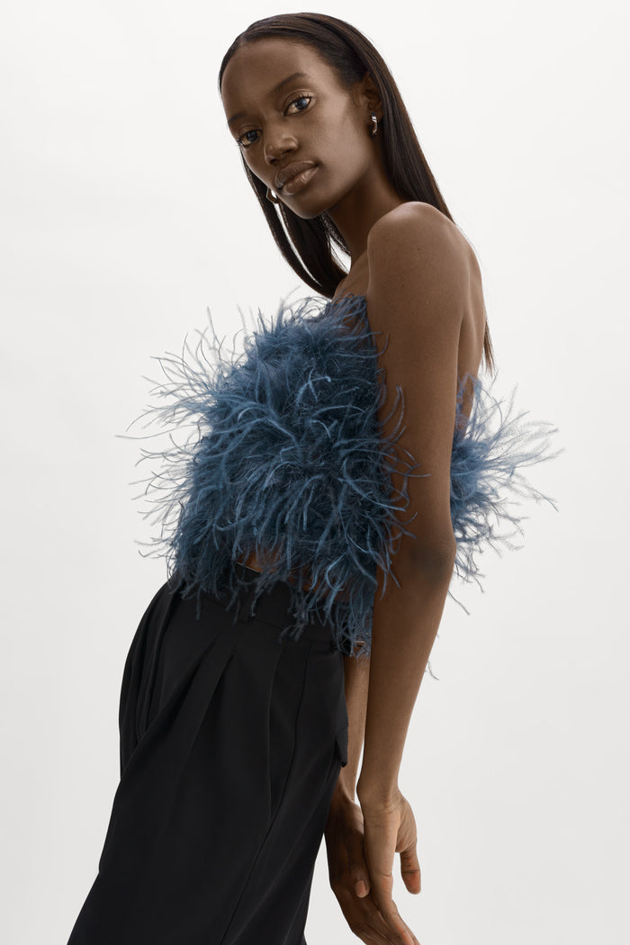 Lamarque ZAINA | Bustier De Plumes