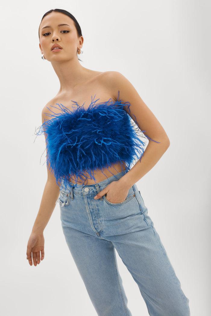 Lamarque ZAINA | Bustier De Plumes