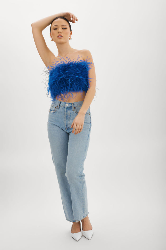 Lamarque ZAINA | Bustier De Plumes