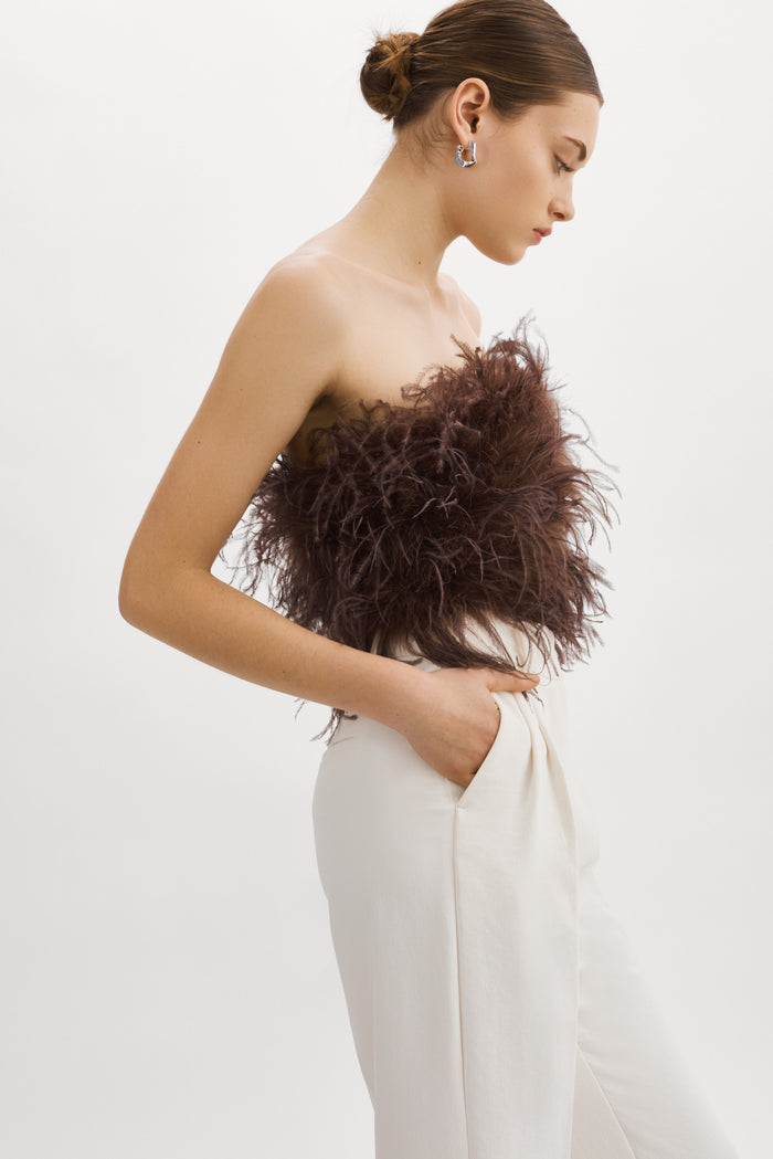 Lamarque ZAINA | Bustier De Plumes