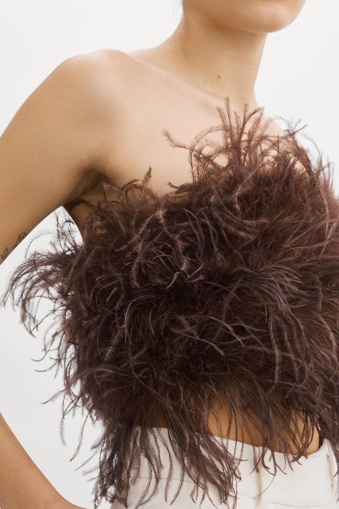 Lamarque ZAINA | Bustier De Plumes