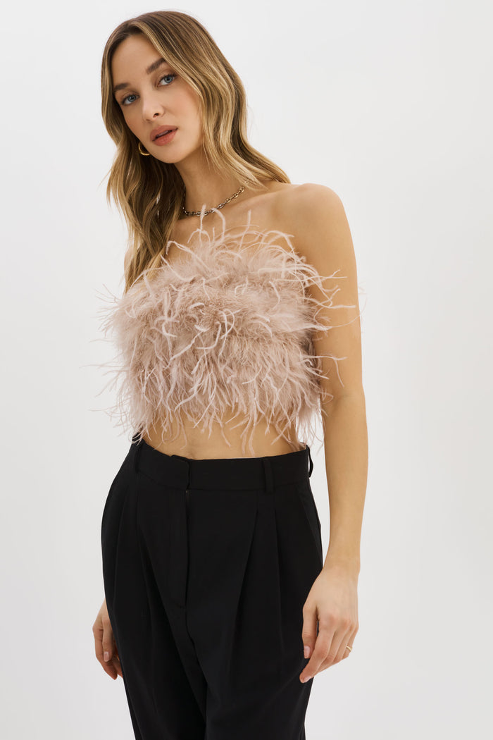 Lamarque ZAINA | Bustier De Plumes