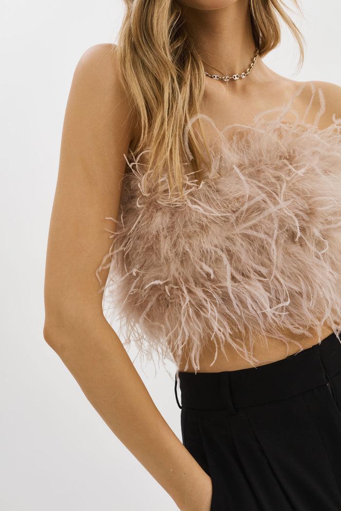 Lamarque ZAINA | Bustier De Plumes