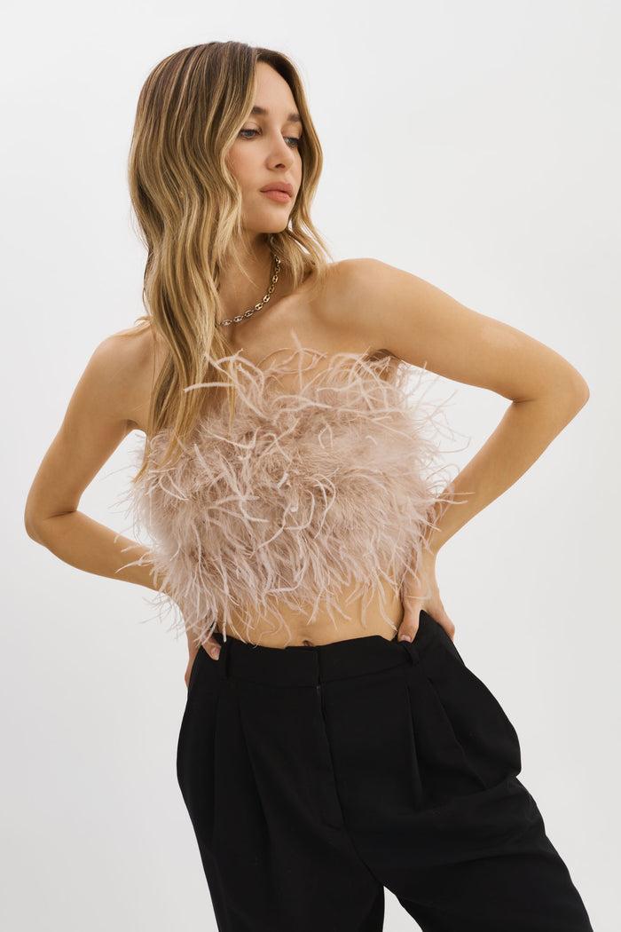 Lamarque ZAINA | Bustier De Plumes