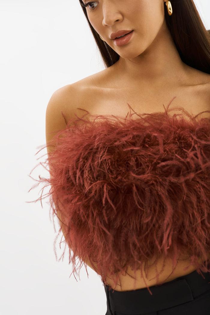 Lamarque ZAINA | Bustier De Plumes