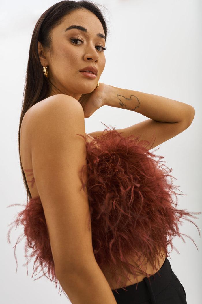 Lamarque ZAINA | Bustier De Plumes