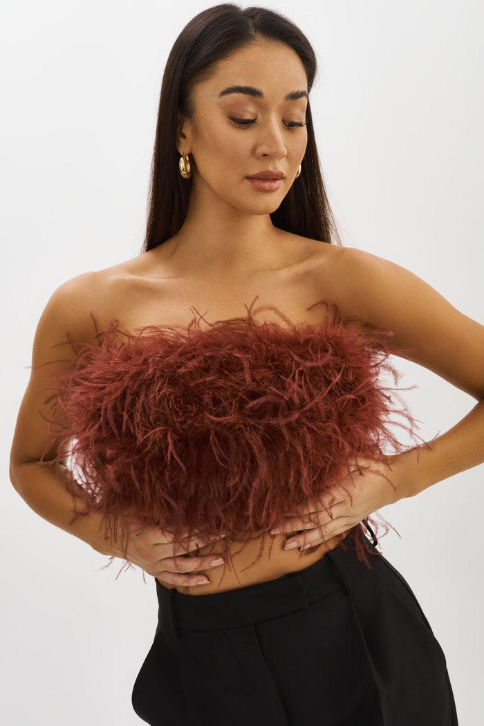 Lamarque ZAINA | Bustier De Plumes