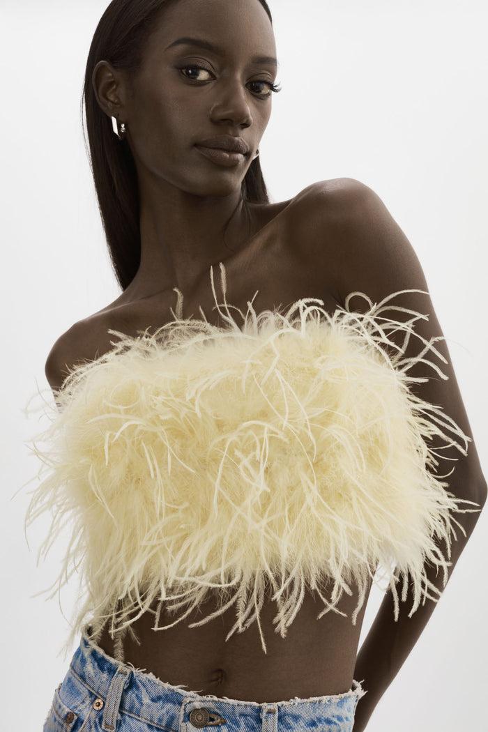 Lamarque ZAINA | Bustier De Plumes