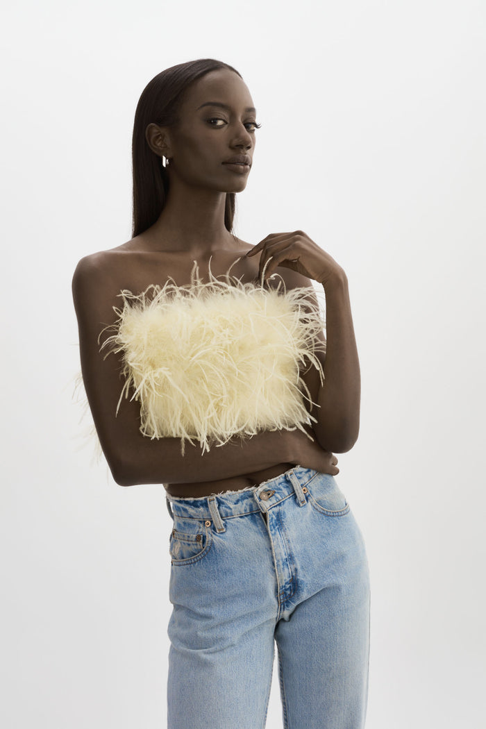 Lamarque ZAINA | Bustier De Plumes