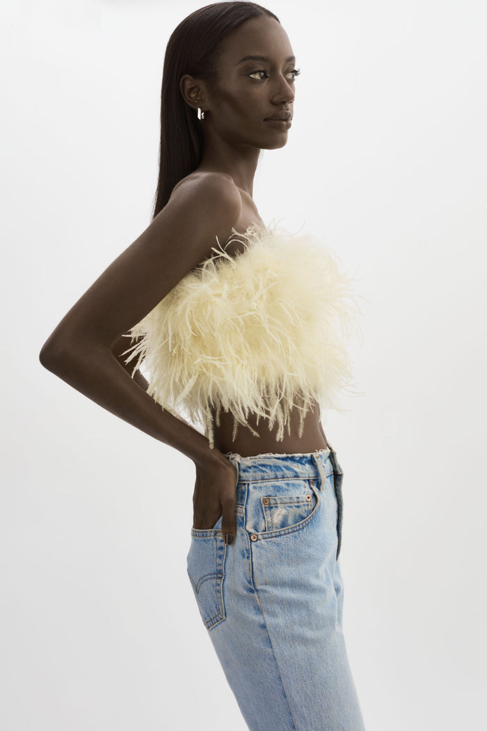 Lamarque ZAINA | Bustier De Plumes