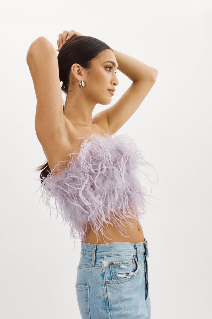Lamarque ZAINA | Bustier De Plumes