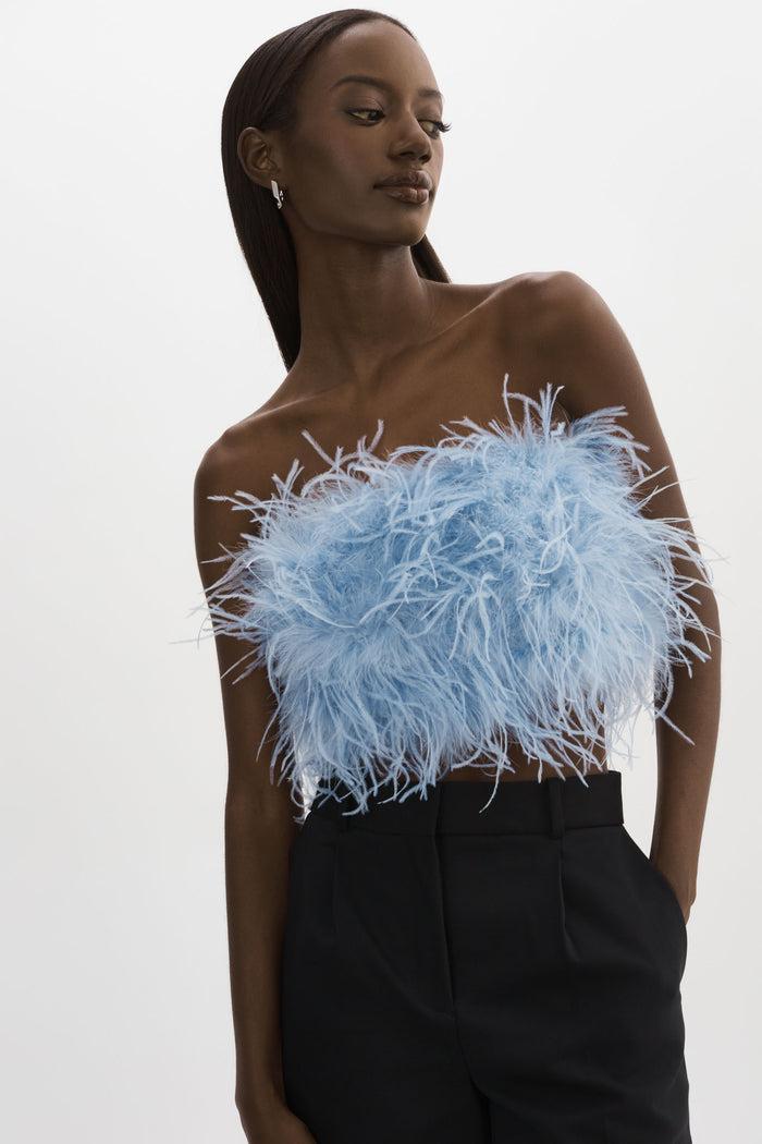 Lamarque ZAINA | Bustier de plumes