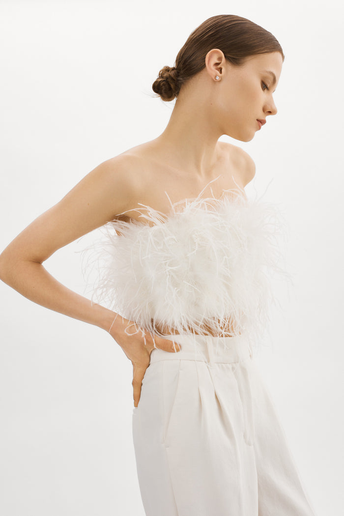 Lamarque ZAINA | Bustier De Plumes
