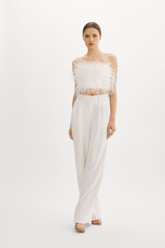 Lamarque ZAINA | Bustier De Plumes