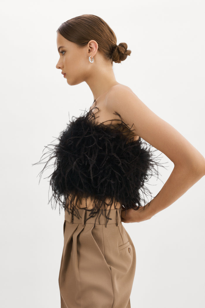 Lamarque ZAINA | Bustier De Plumes