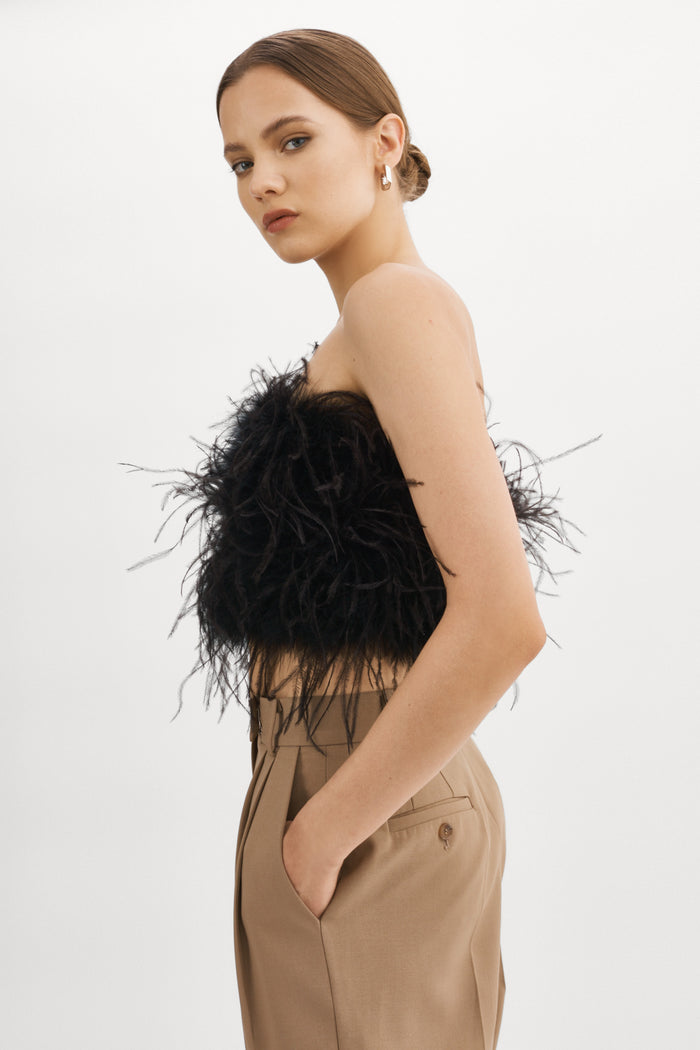 Lamarque ZAINA | Bustier De Plumes