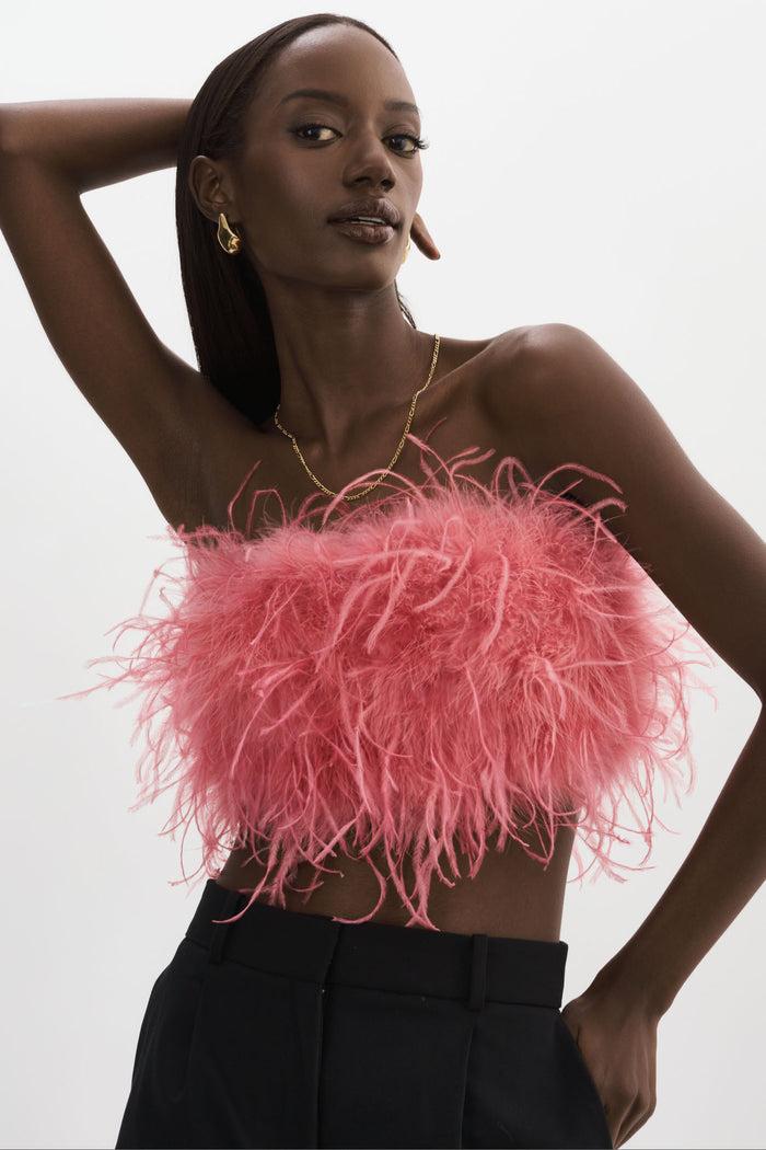 Lamarque ZAINA | Bustier De Plumes