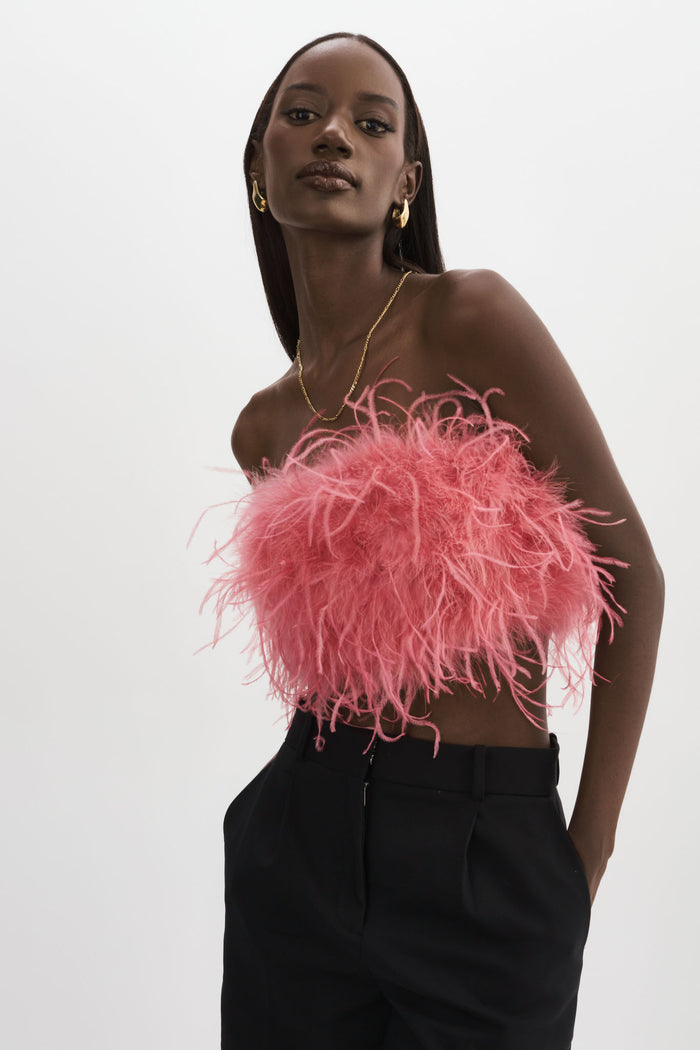 Lamarque ZAINA | Bustier de plumes