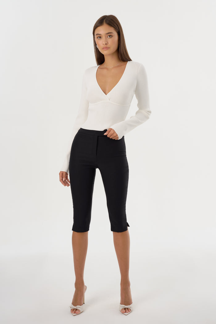 Lamarque ROMANE | Haut à Manches Longues En Tricot Côtelé