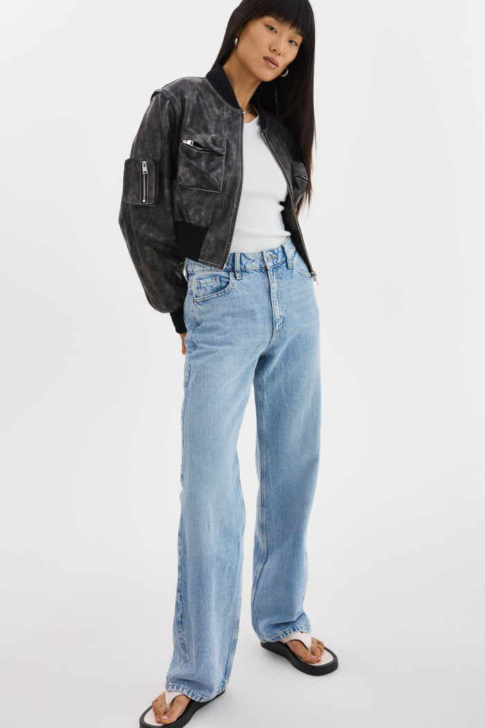 Lamarque XAIA | Blouson Aviateur Convertible En Simili Cuir