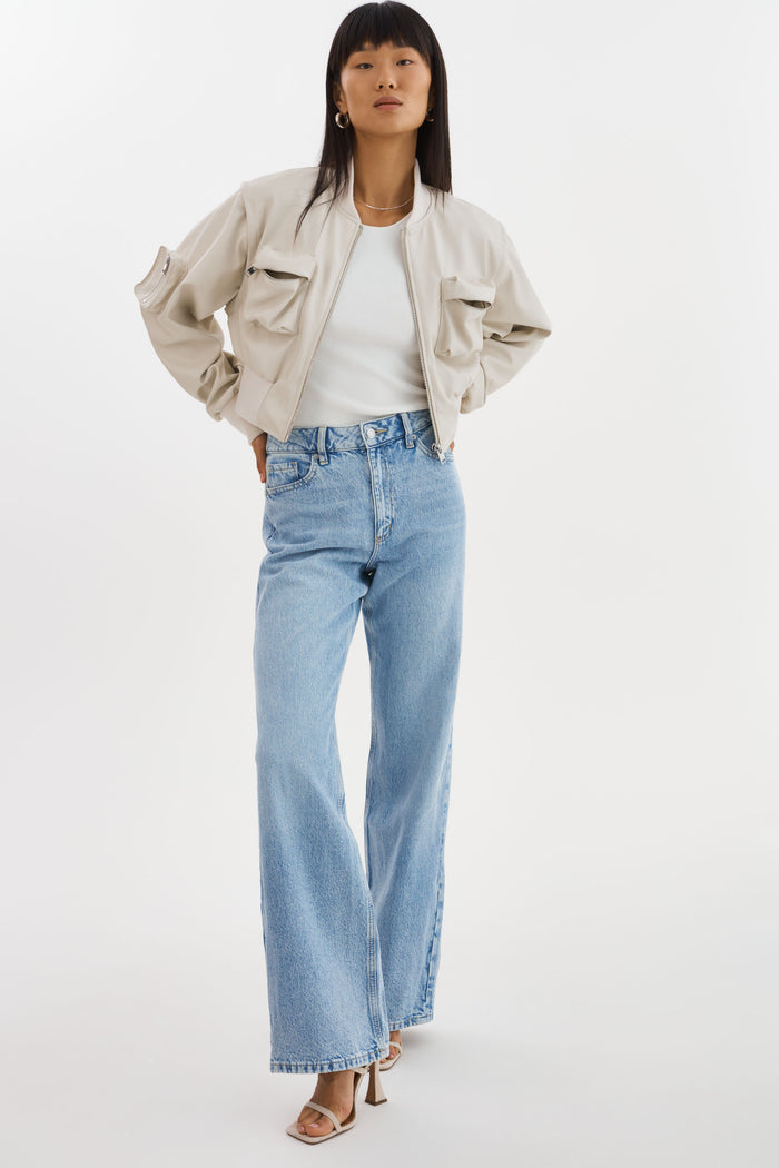 Lamarque XAIA | Blouson aviateur convertible en simili cuir