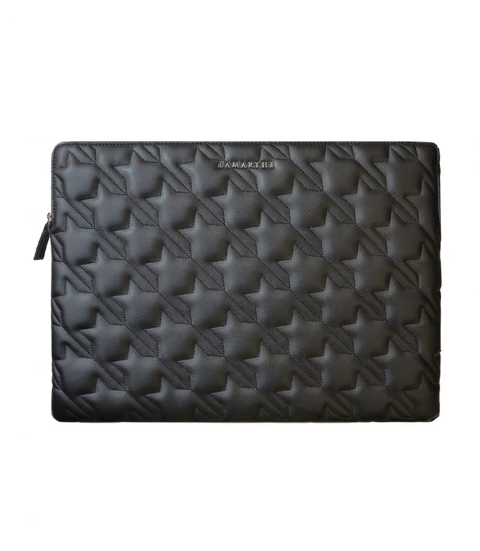 lamarthe Housse ordinateur 14" en refente de cuir ROMY