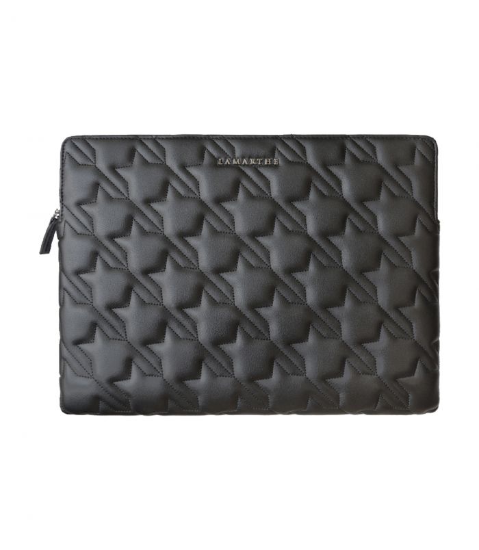 lamarthe Housse ordinateur 16" en refente de cuir ROMY