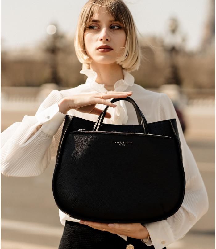 lamarthe Sac porté main en cuir FIDÈLE - Taille M