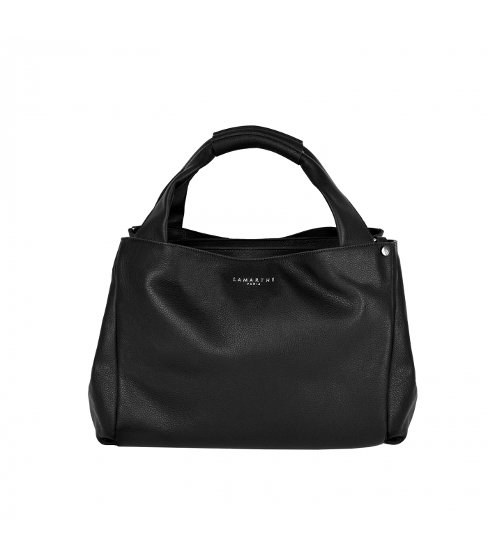 lamarthe Sac porté main en cuir NATUREL