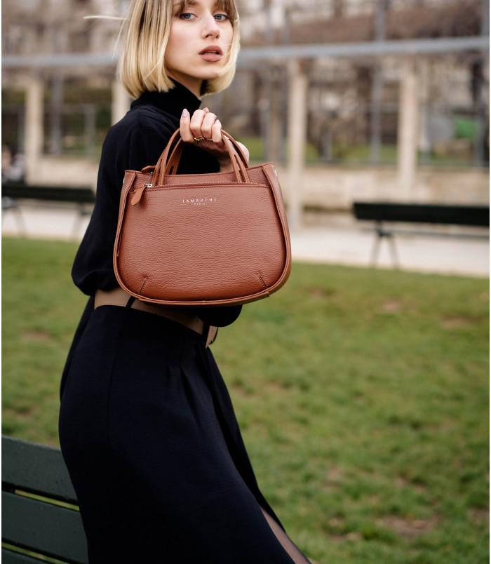 lamarthe Sac porté bandoulière en cuir FIDÈLE - Taille S