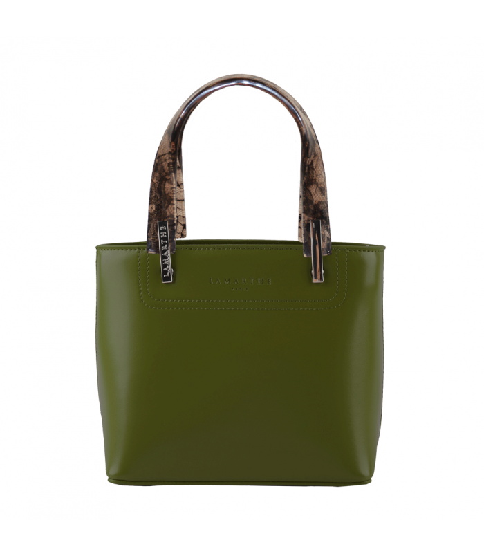 Lamarthe Sac Porté Main En Refente De Cuir PORTOFINO - Taille XS