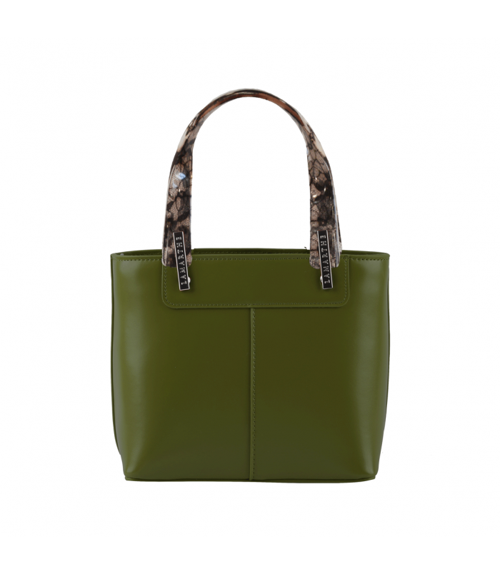 Lamarthe Sac Porté Main En Refente De Cuir PORTOFINO - Taille XS