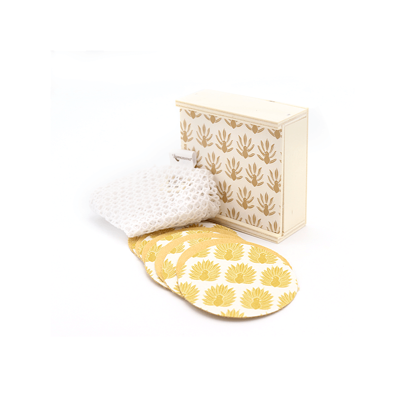 Lamazuna Coffret 10 Lingettes Démaquillantes Lavables