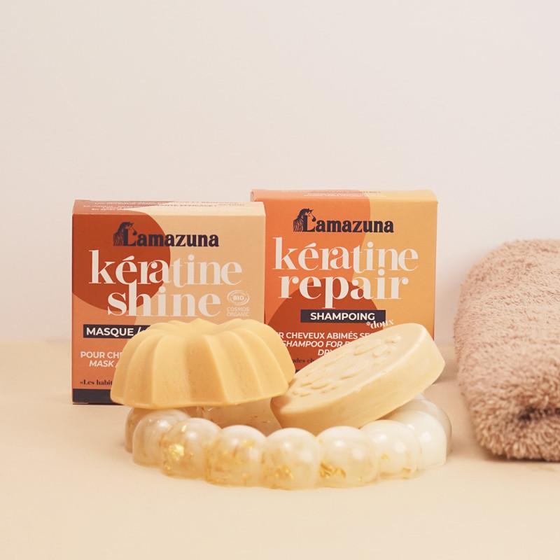 Lamazuna Kératine Repair - Shampoing à La Kératine Végétale