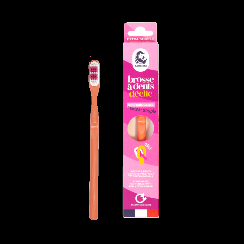 Lamazuna Brosse à Dents Extra Souple Rechargeable